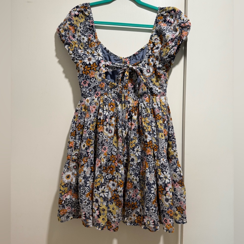 American Eagle Outfitters Floral Button-Front Mini Dress - Picture 7 of 8
